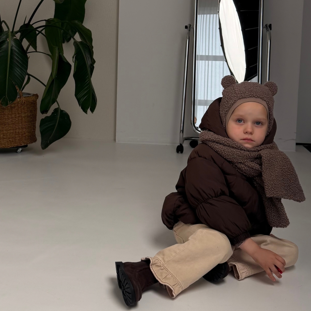 Žieminis Teddy šalmuko komplektas - Image 6
