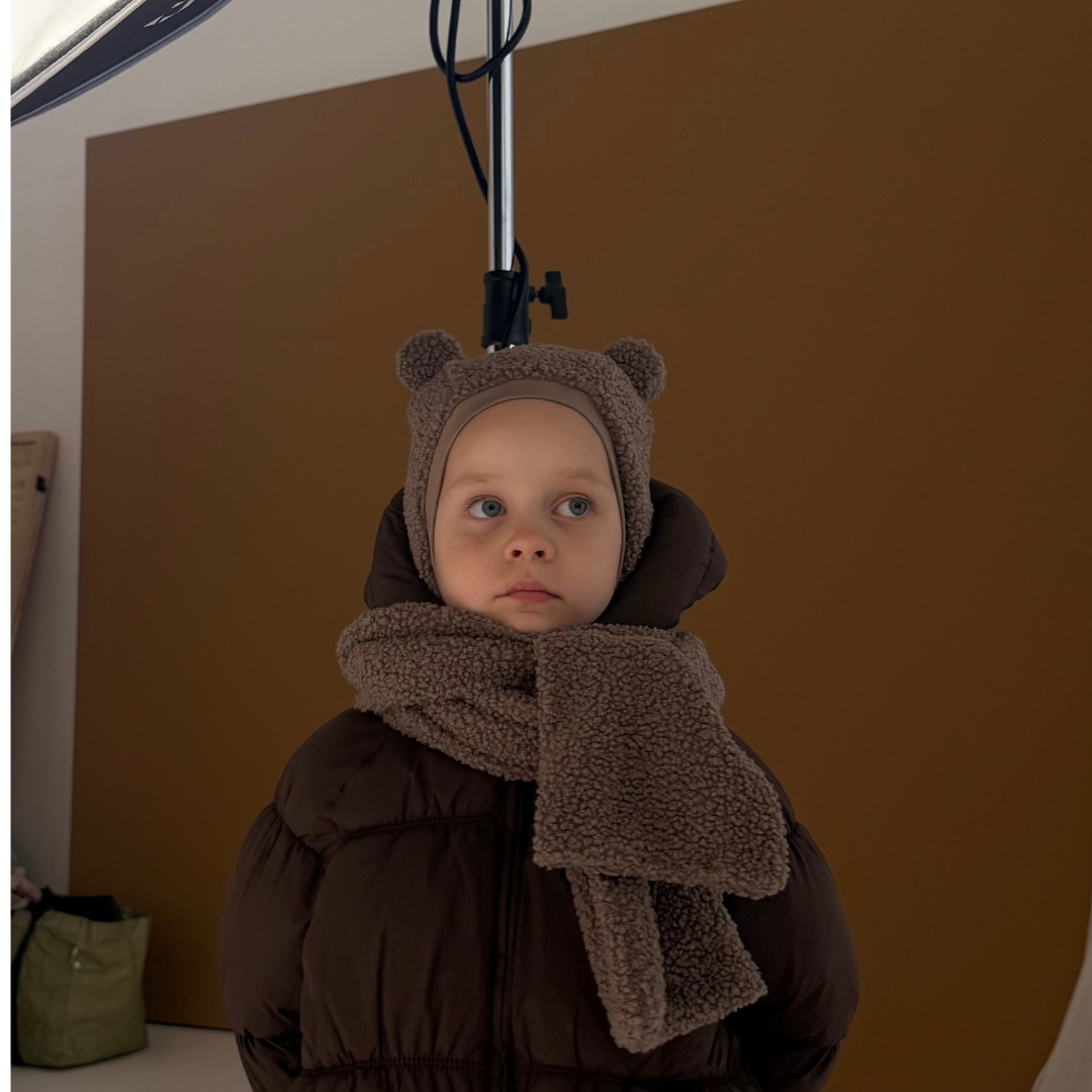 Žieminis Teddy šalmuko komplektas - Image 4