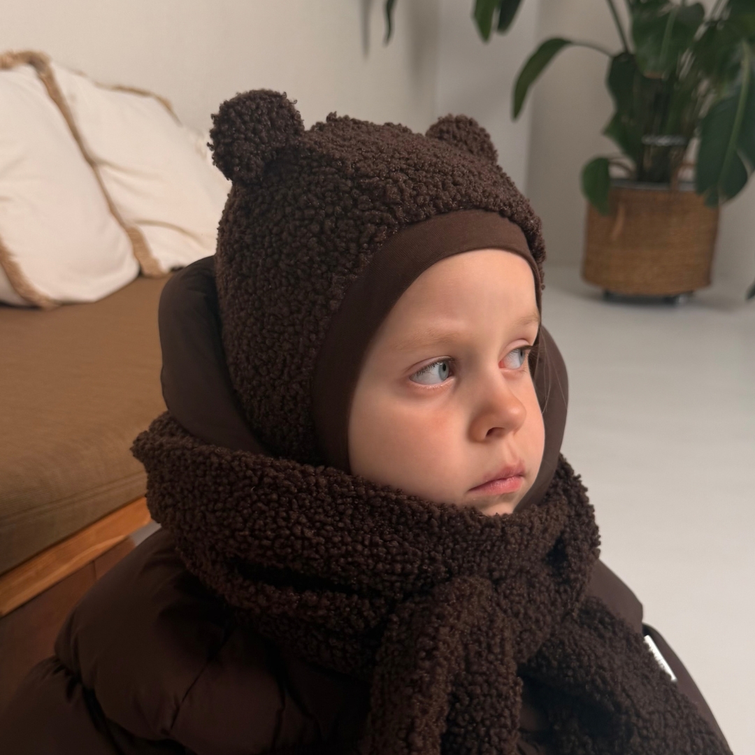 Žieminis Teddy šalmuko komplektas - Image 4