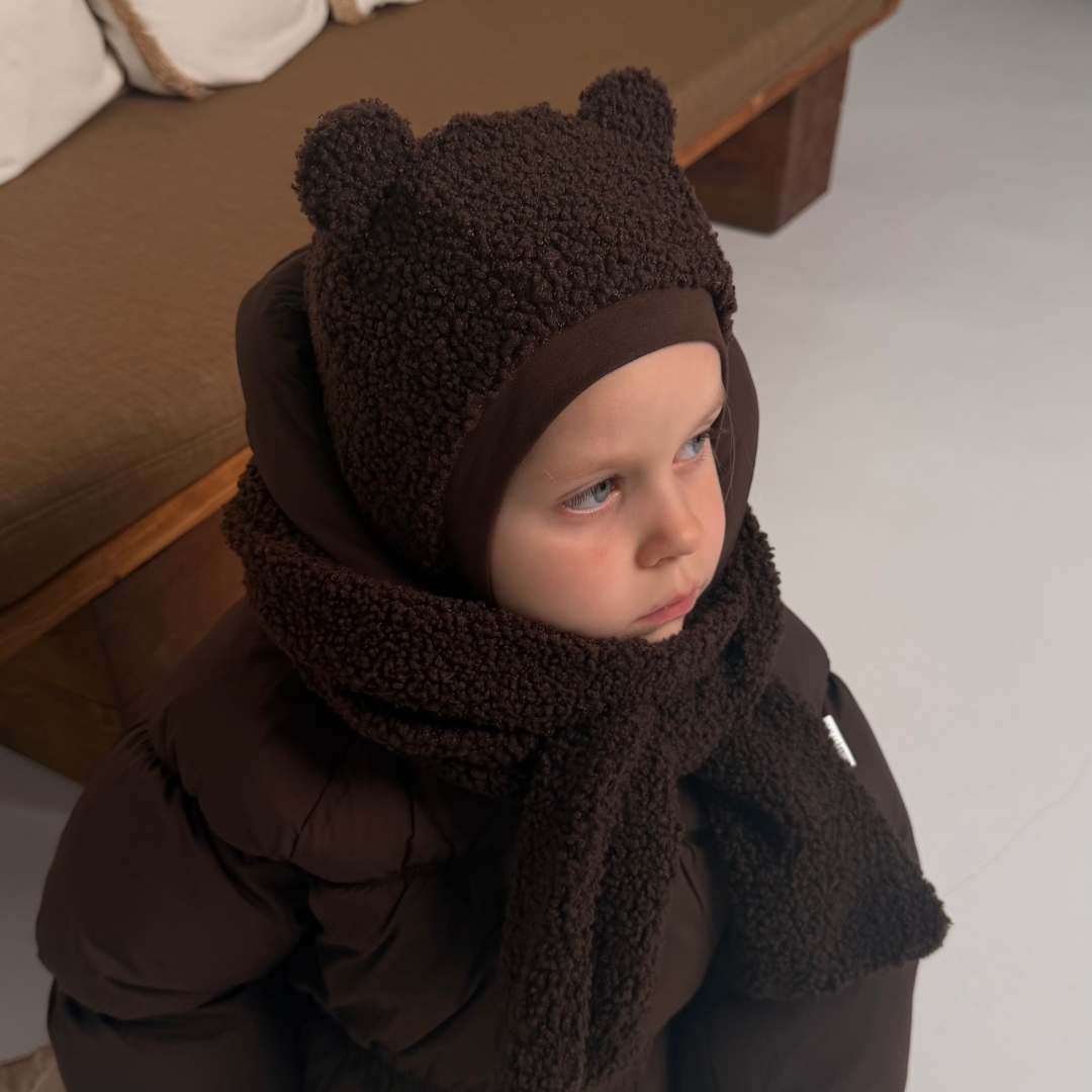 Žieminis Teddy šalmuko komplektas - Image 3