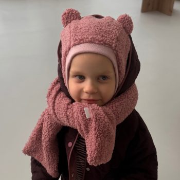 Žieminis Teddy šalmuko komplektas