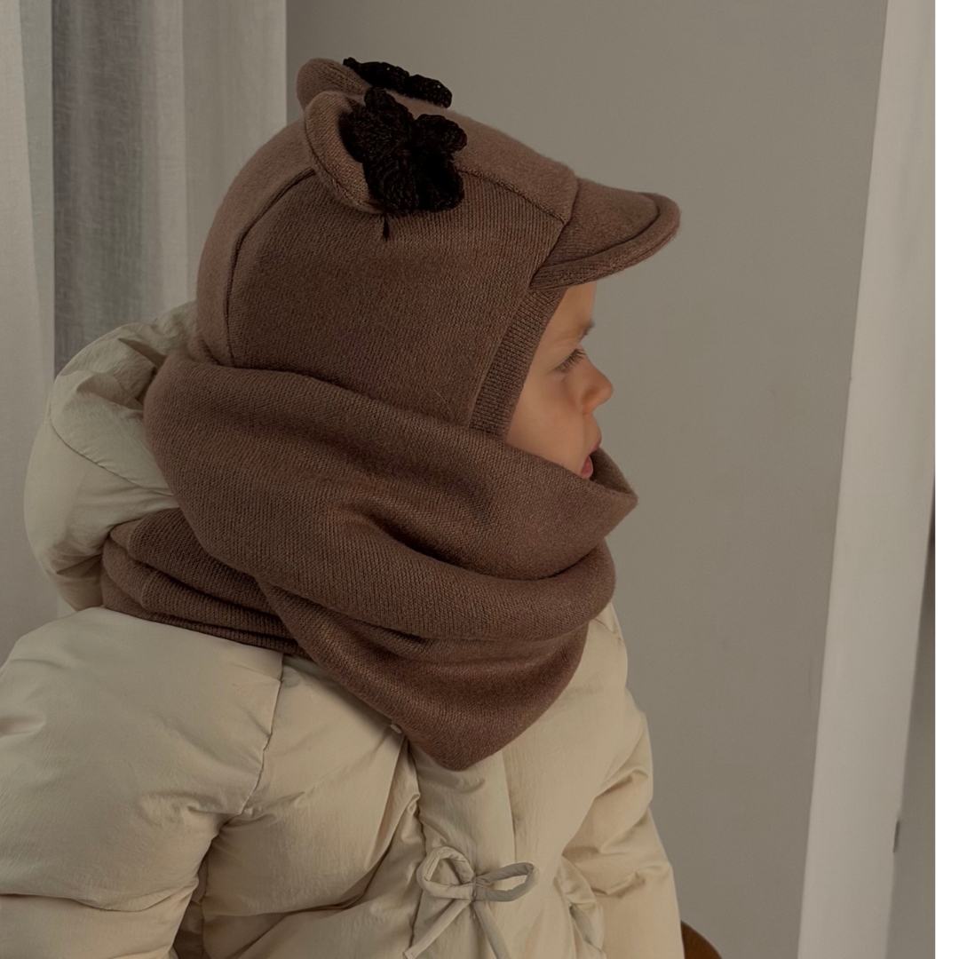 Žieminis šalmuko komplektas, rinkinys su pirštinėmis - Image 4